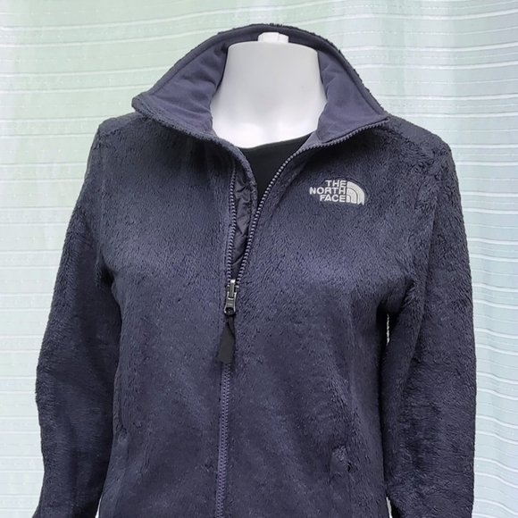 THE NORTH FACE Osito Fleece Jacket Full Zip in Steel Blue Women's XS - Picture 6 of 6
